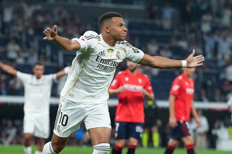 مبابي يقود ريال مدريد لفوز صعب في مستهل مبارياته في "الليغا"