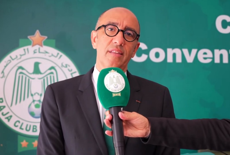 الزيات: الشركة ستنهي ديون الرجاء الرياضي