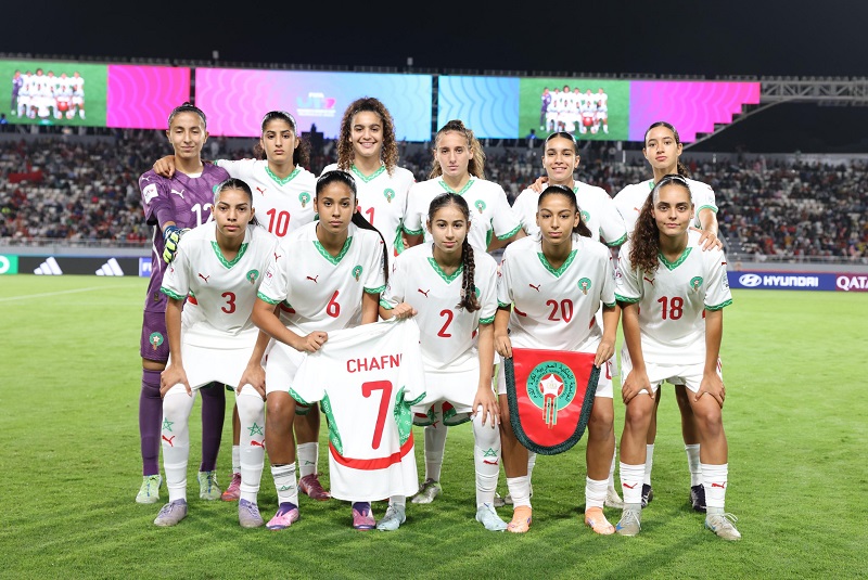 "لبؤات U17" يغادرن مونديال الناشئات بعد الهزيمة أمام كوريا الشمالية