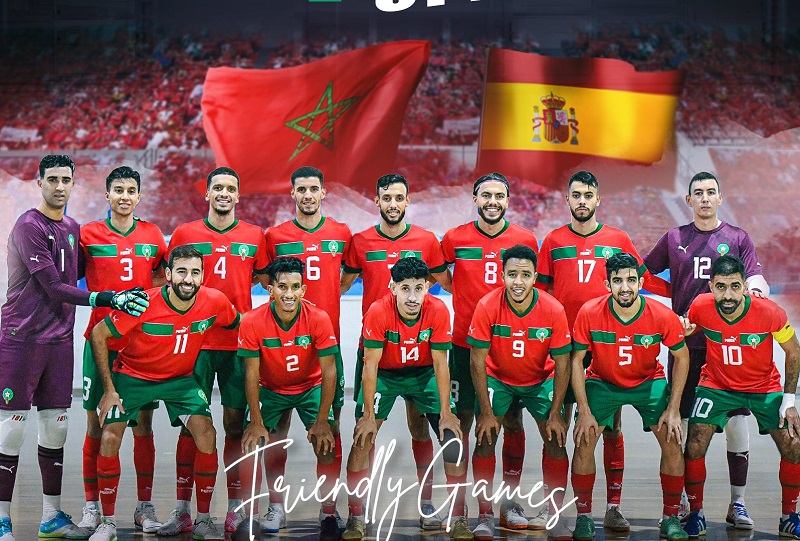 وديتان لـ"أسود القاعة" أمام إسبانيا