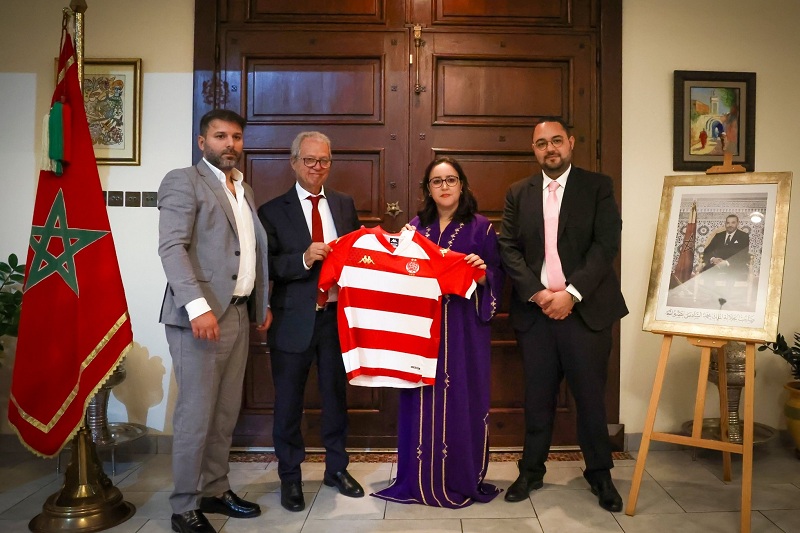 الوداد يشكر سفيرة المغرب في غانا
