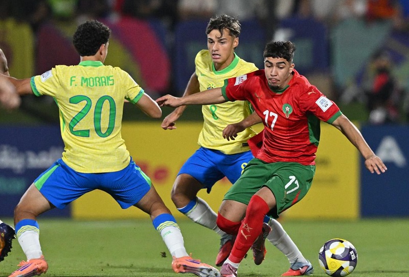 البرازيل تخطف تأهلا في آخر الأنفاس أمام المغرب إلى نصف نهائي مونديال الفتيان