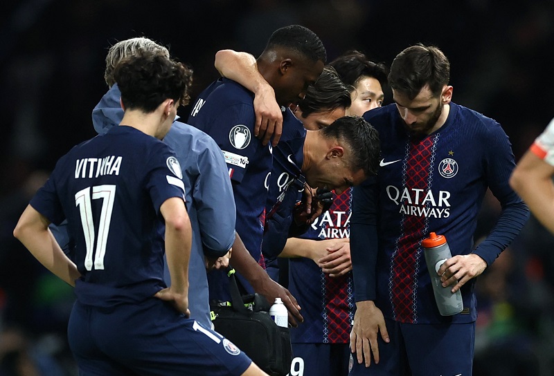 "ليكيب": حكيمي سيغيب ما بين ثلاثة وخمسة أسابيع عن الملاعب
