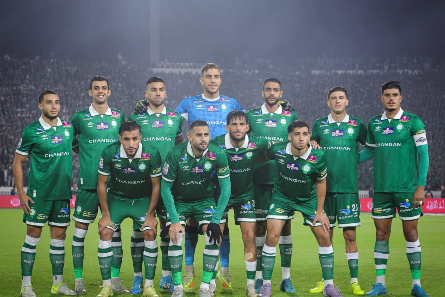 تشكيلة الرجاء الرياضي للقاء الكوكب