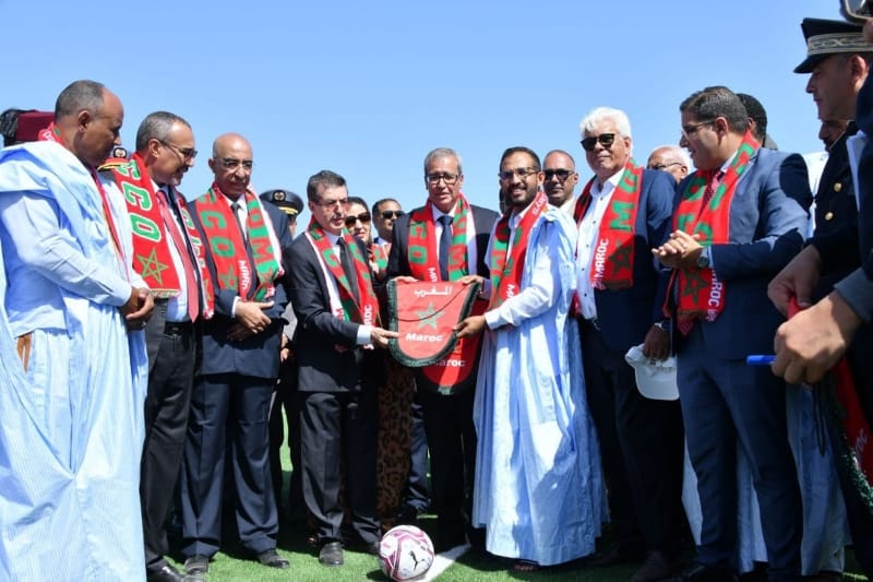تسليم ملاعب جديدة بمدينة الداخلة