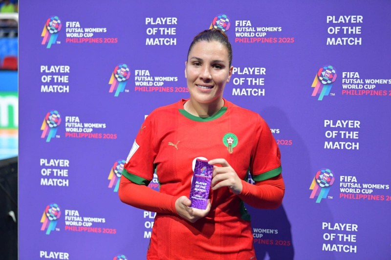 حجري الأفضل في مباراة المغرب وبولونيا‎