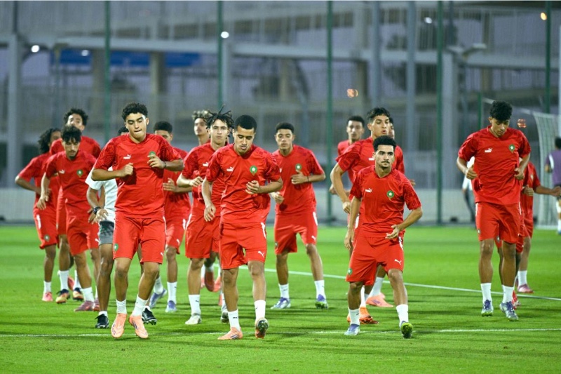 الفتيان يواصلون الإعداد لمواجهة أمريكا