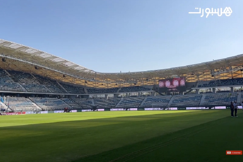 ملعب البريد بالرباط قبل يوم من افتتاحه