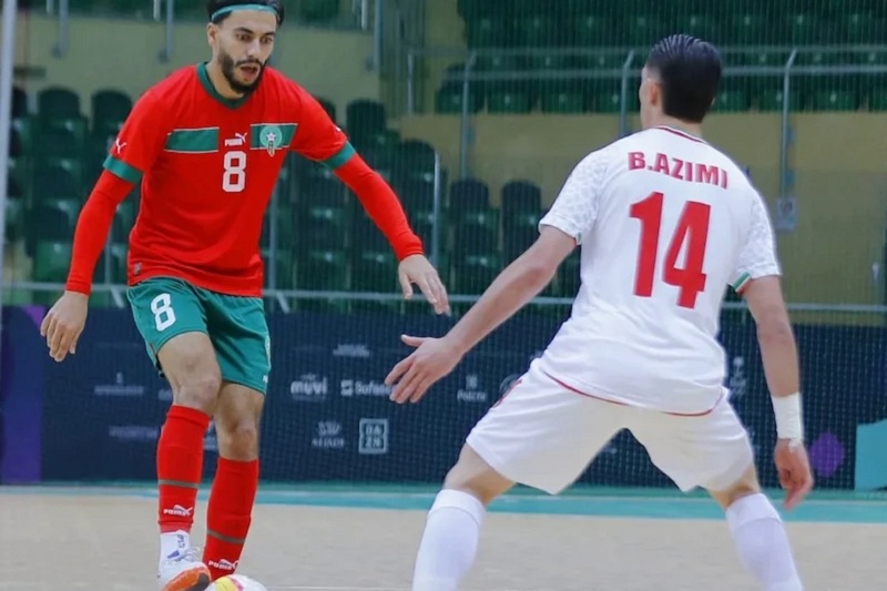 "أسود الفوتسال" يتعادلون أمام إيران