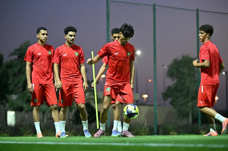 "الفتيان" ينهون التحضير للقاء كاليدونيا.. والآمال ضئيلة للمرور لثمن "المونديال"