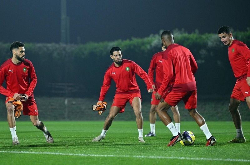 بهدف نيل كأس العرب.. "الأسود" يختتمون التحضير لمواجهة منتخب الأردن