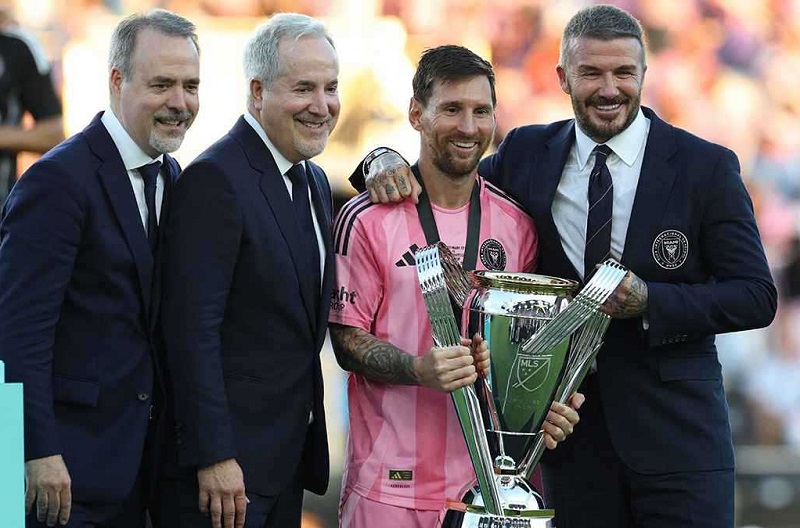 ديفيد بيكهام يكشف مستقبل النجم ميسي بعد التتويج بالدوري الأمريكي