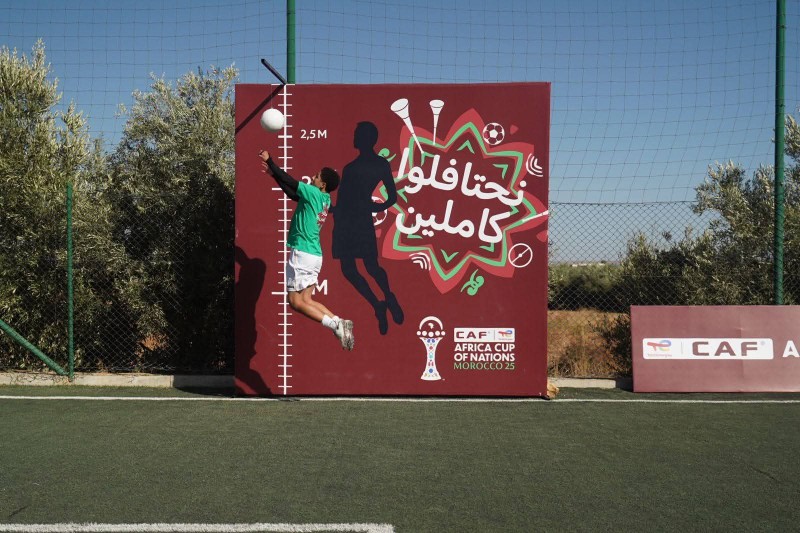 قافلة كأس إفريقيا تحط الرحال بالداخلة