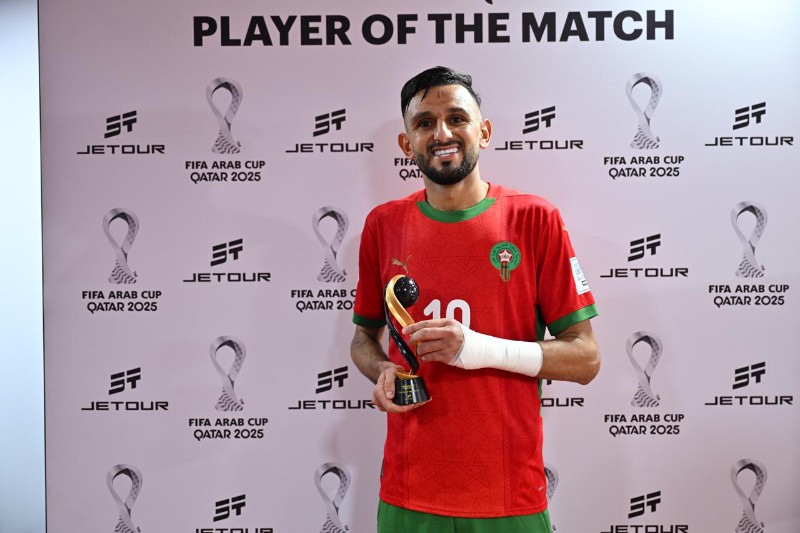 الموساوي رجل مباراة المغرب والإمارات