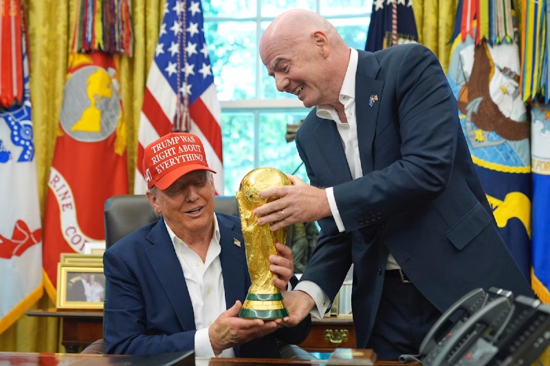 ترامب حاضر في قرعة مونديال 2026