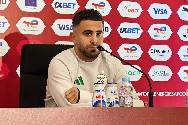 محرز: الاستقبال كان جيدا بالمغرب ومستعدون لفتح صفحة جديدة في كأس إفريقيا