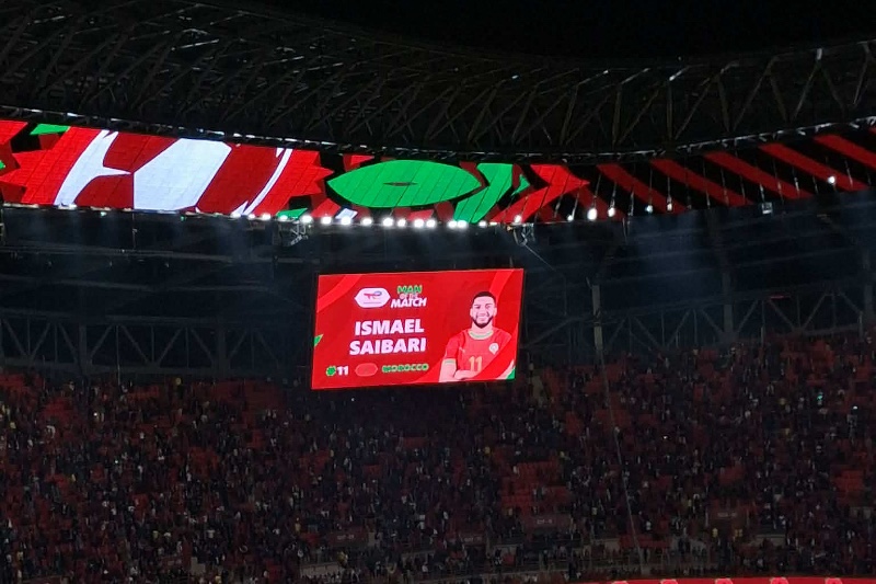 الصيباري "رجل مباراة" المغرب والكاميرون