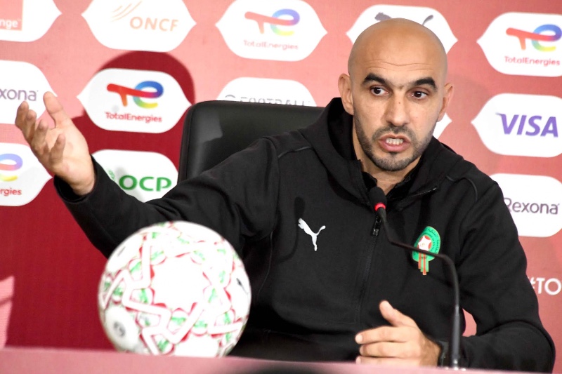 الركراكي: كل العناصر في أتم الجاهزية عدا أوناحي وقمة نيجيريا لن تكون سهلة