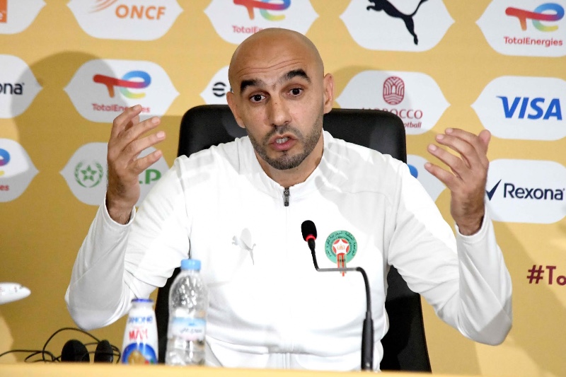الركراكي: نهائي إفريقيا بالمغرب لحظة تاريخية وطموحنا التتويج أمام السنغال