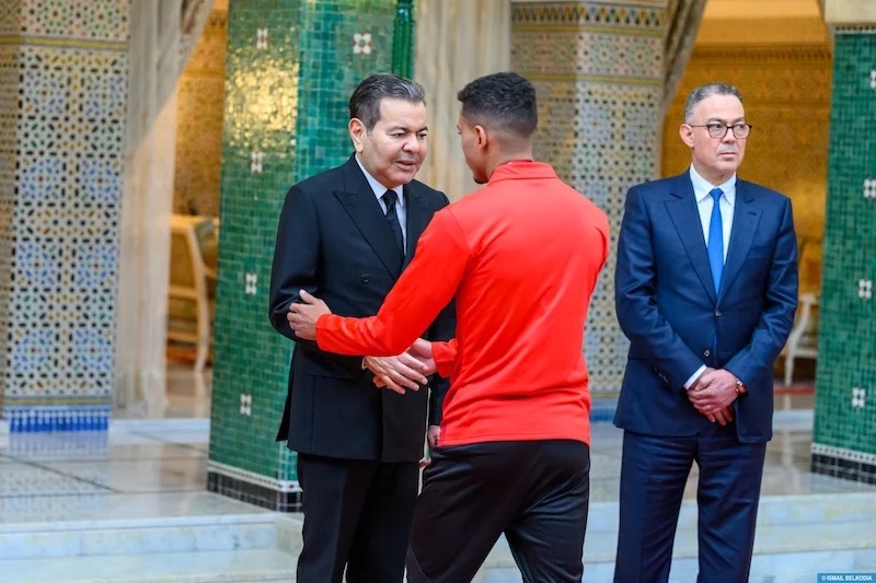 لاعبو المنتخب المغربي: نشكر جلالة الملك ونعد الجماهير بمستقبل أفضل