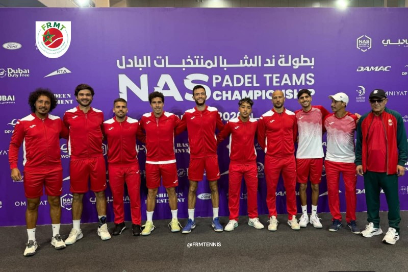 منتخب البادل يحتل المركز الثالث في دبي
