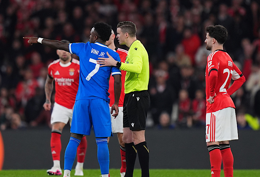 توتر وأحداث شغب تسبق قمة ريال مدريد وبنفيكا بمحيط برنابيو