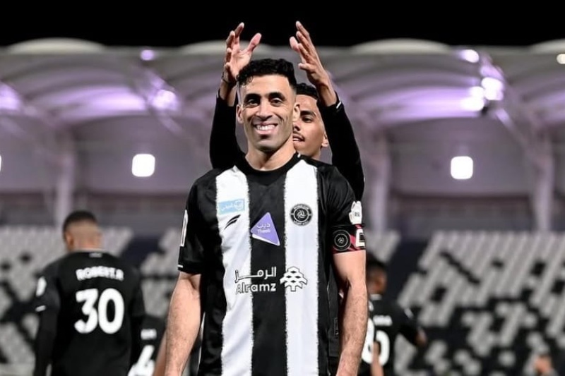 ‎حمد الله يقود هجوم الشباب أمام الأهلي