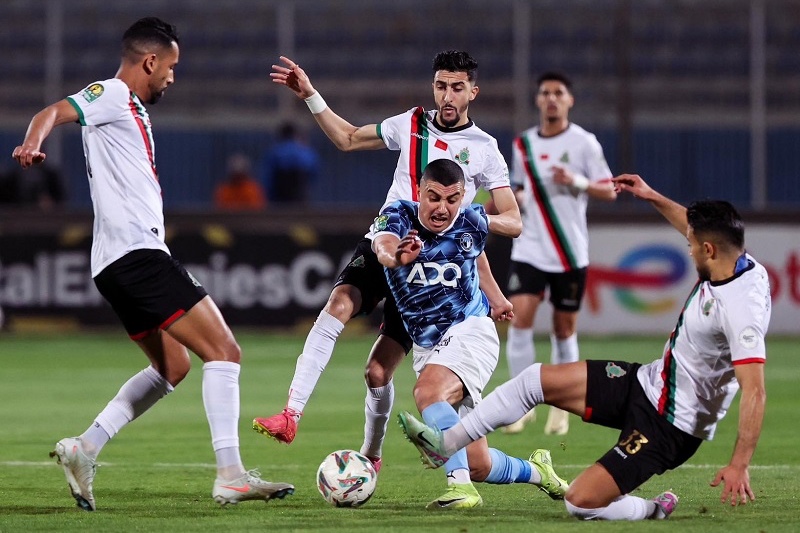 الجيش يجدد مواجهته لبيراميدز ونهضة بركان يلاقي الهلال السوداني