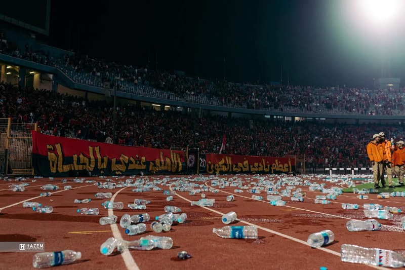 تخطيط مسبق لرشق لاعبي الجيش بالقارورات