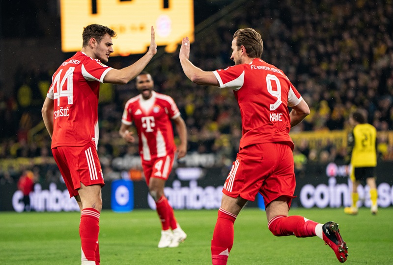 هاري كين يطمح لتحطيم رقم ليفاندوفسكي القياسي في الدوري الألماني