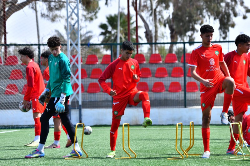 منتخب "U17" يختتم الاستعدادات لمصر