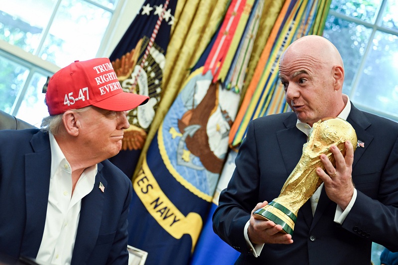 الرئيس الأمريكي ترامب: مشاركة إيران في كأس العالم 2026 "غير مناسبة"