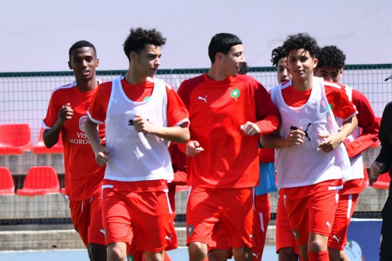 أشبال الأطلس ينهون التحضير للقاء ليبيا