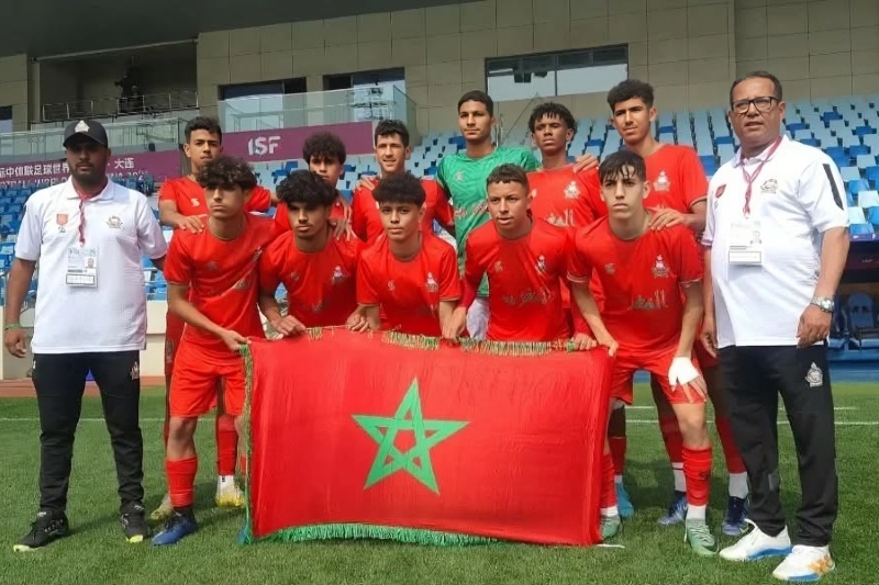 المنتخب المدرسي يدك شباك الكونغو