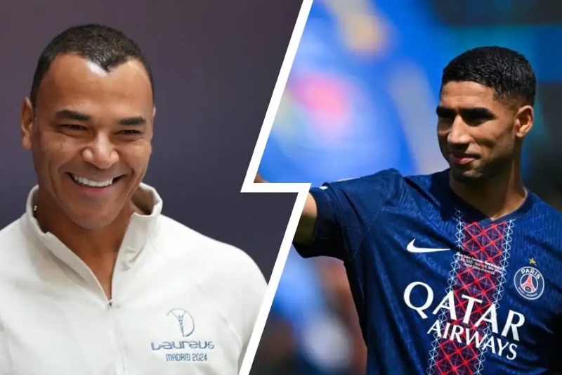 البرازيلي كافو يشيد بحكيمي: الأفضل حاليا في مركز الظهير الأيمن عالميا