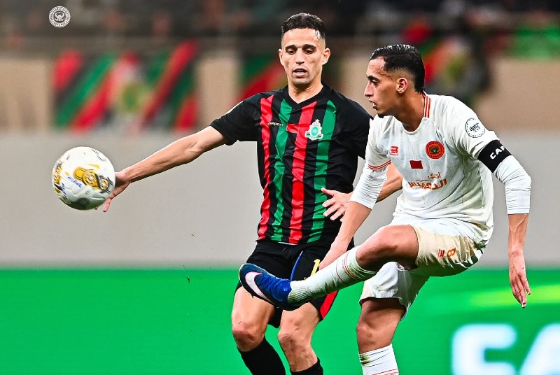 الجيش الملكي يحقق انتصارا هاما على نهضة بركان في نصف نهائي دوري الأبطال