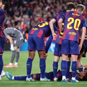 يامال مهدد بالغياب عن برشلونة لنهاية الموسم بعد إصابة عضلية