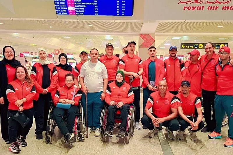 بارا ألعاب القوى المغربية في تونس