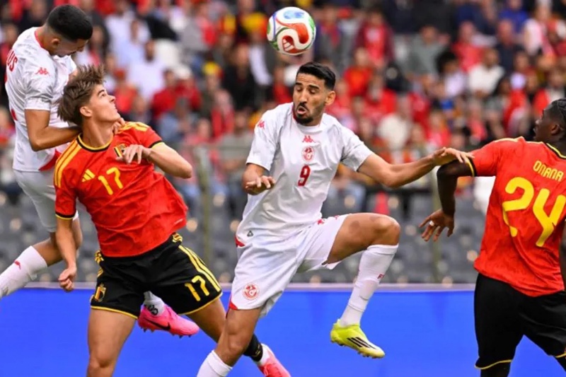 بلجيكا تقسو على تونس وديا بخماسية
