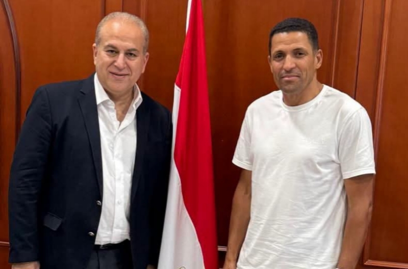 سفير مصر في المغرب يستقبل عموتة
