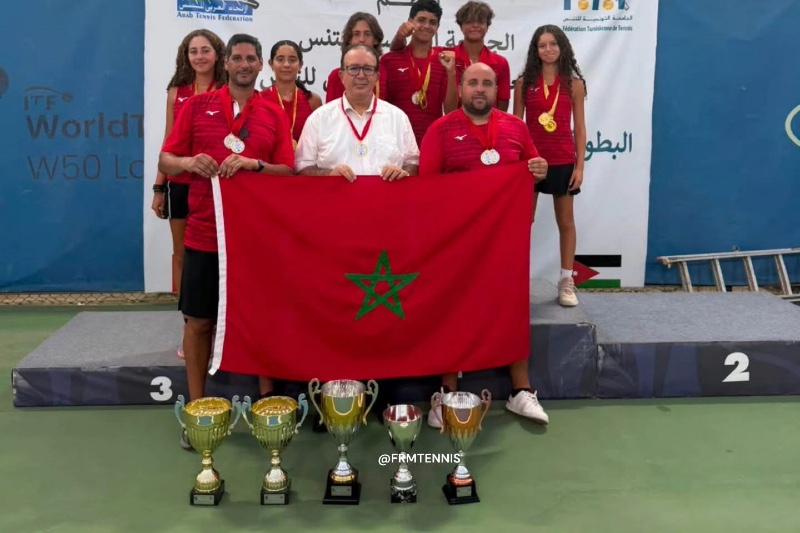 تألق مغربي ببطولة العرب للتنس "U14"