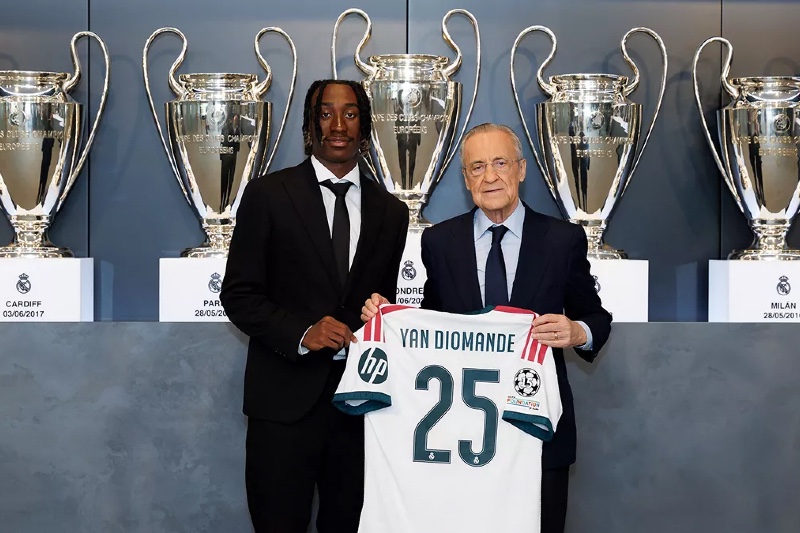 ريال مدريد يقيم حفل استقبال ديوماندي