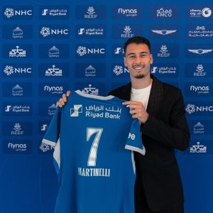 الهلال السعودي يعلن ضمه لمارتينيلي