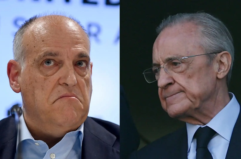 ريال مدريد يهاجم رئيس رابطة الدوري الإسباني بسبب تصريحاته ضد النادي