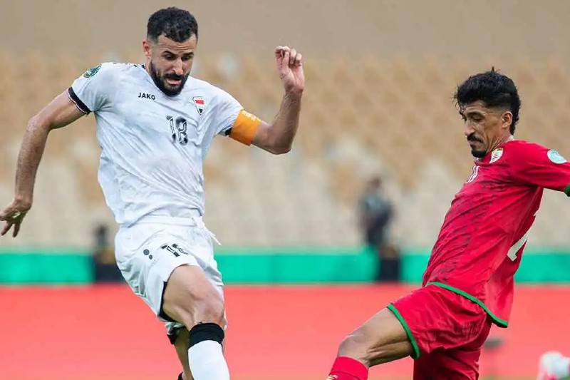 عمان تتعادل مع العراق في خليجي 27