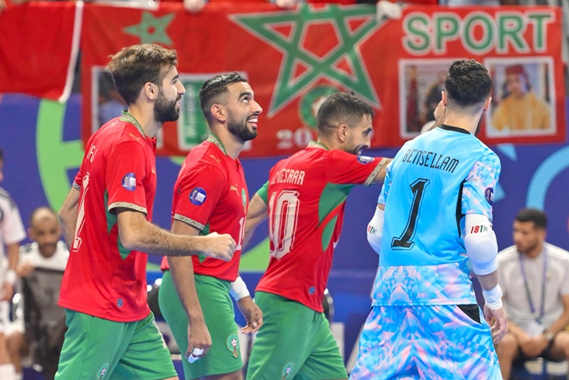 المنتخب المغربي لـ"الفوتصال" يواجه مصر في نصف نهائي كأس إفريقيا