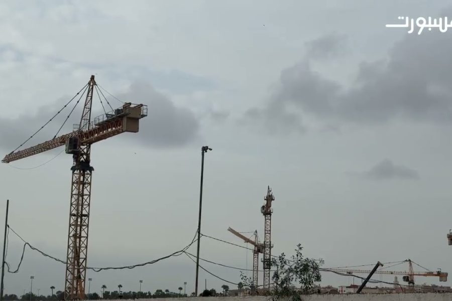 الأشغال على قدم وساق بملعب تيسيما بالدار البيضاء