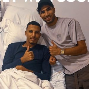 عملية جراحية ناجحة لأوناحي.. حكيمي أول الزوار ومدة الغياب قد تصل إلى 5 أشهر