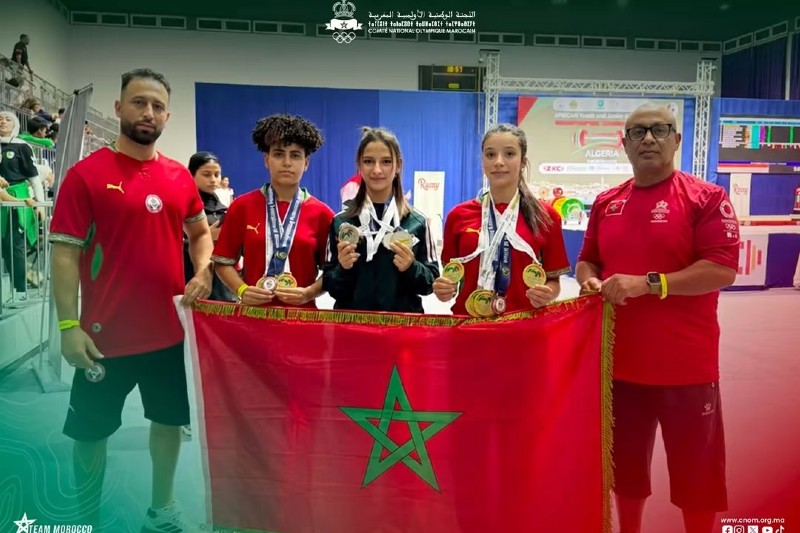 78 ميدالية للمغرب في بطولتين لرفع الأثقال